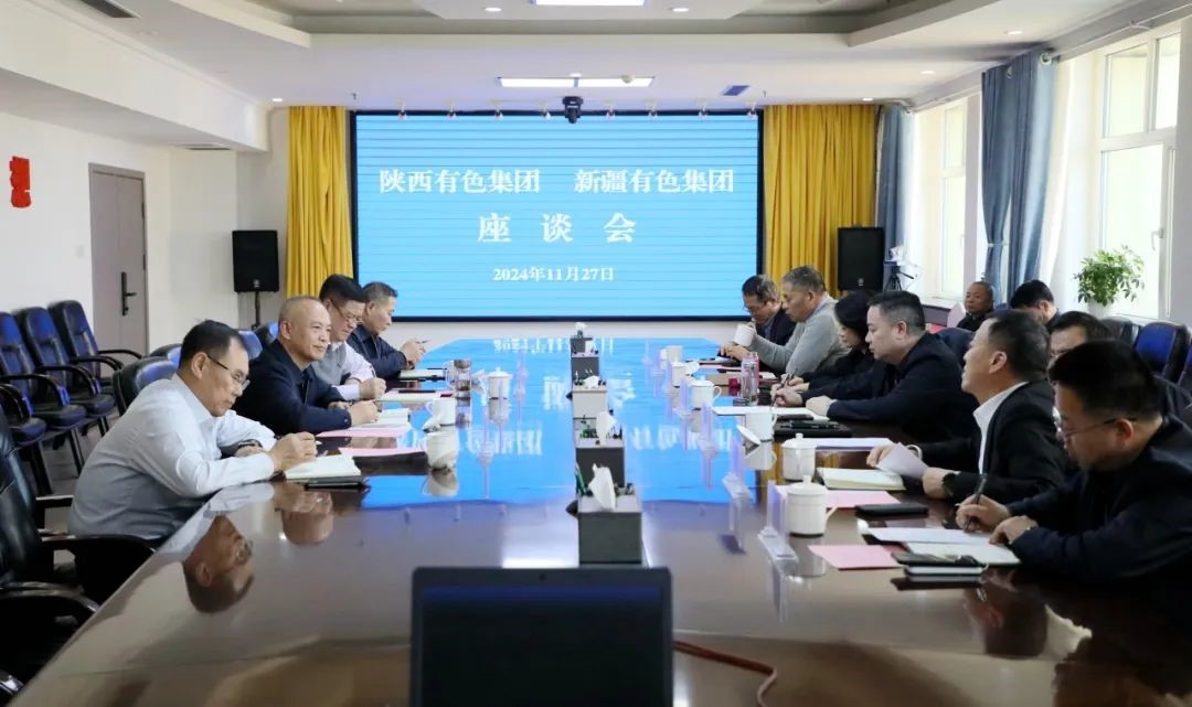 陕西有色来新疆有色座谈交流